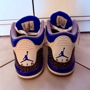Nike Kids White and Blue Air Sneakers